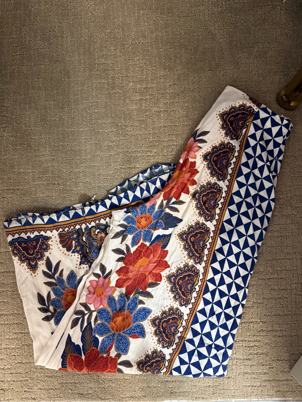 Farm Rio x Anthropologie Printed Wide-Leg Pants | Size XS - Picture 6 of 10